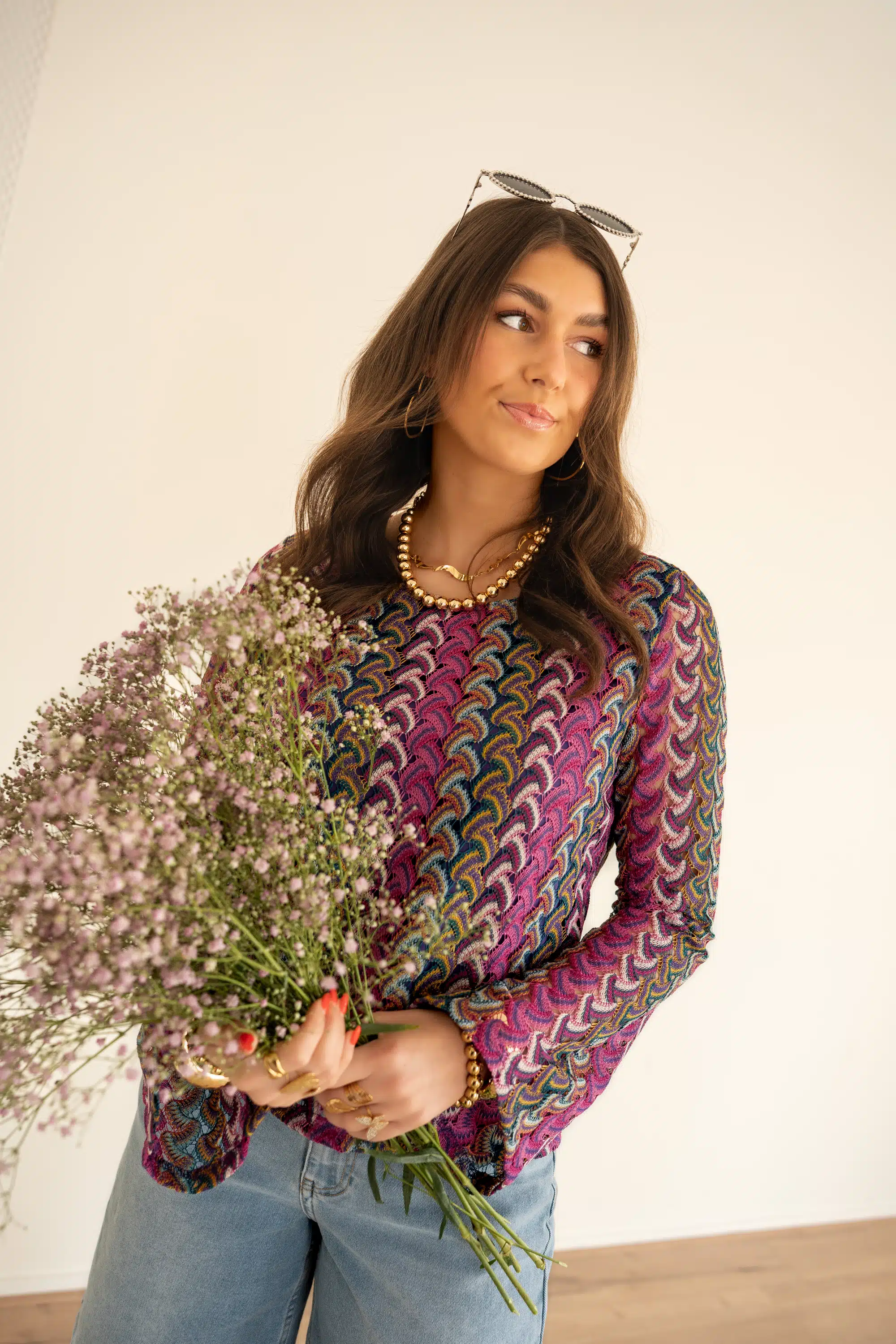 Lofty Manner Top Dania Multi Color