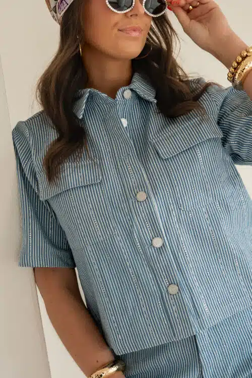 Lofty Manner Blouse Hera Blue