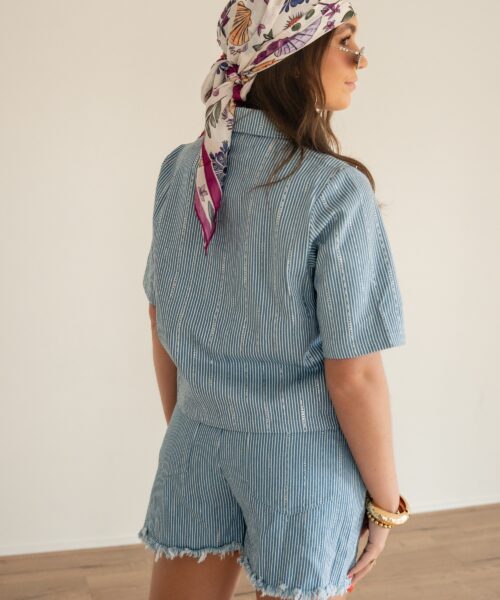 Alternative view of Lofty Manner Blouse Hera Blue