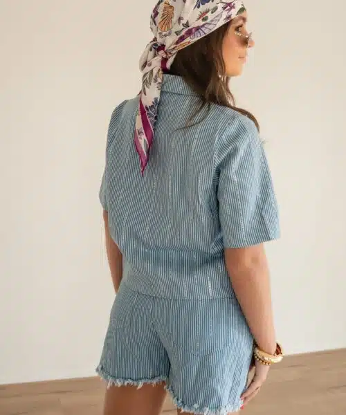 Alternative view of Lofty Manner Blouse Hera Blue