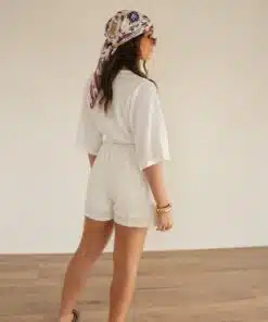 Alternative view of Lofty Manner Playsuit Cassie Offwhite