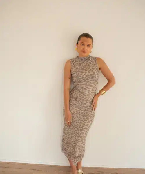 Alternative view of Bibi Dress Leo Beige
