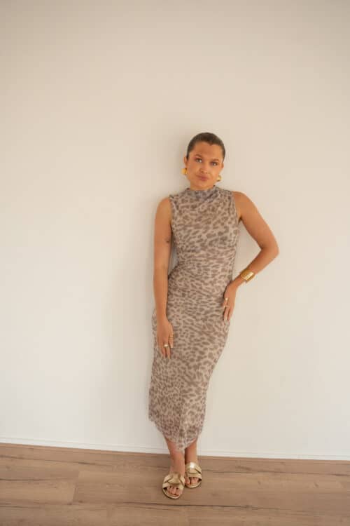 Alternative view of Lulu Dress Leo Beige