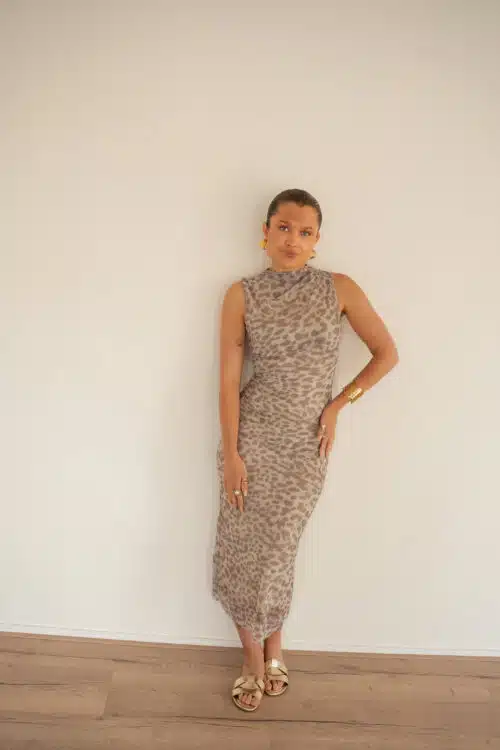 Alternative view of Lulu Dress Leo Beige