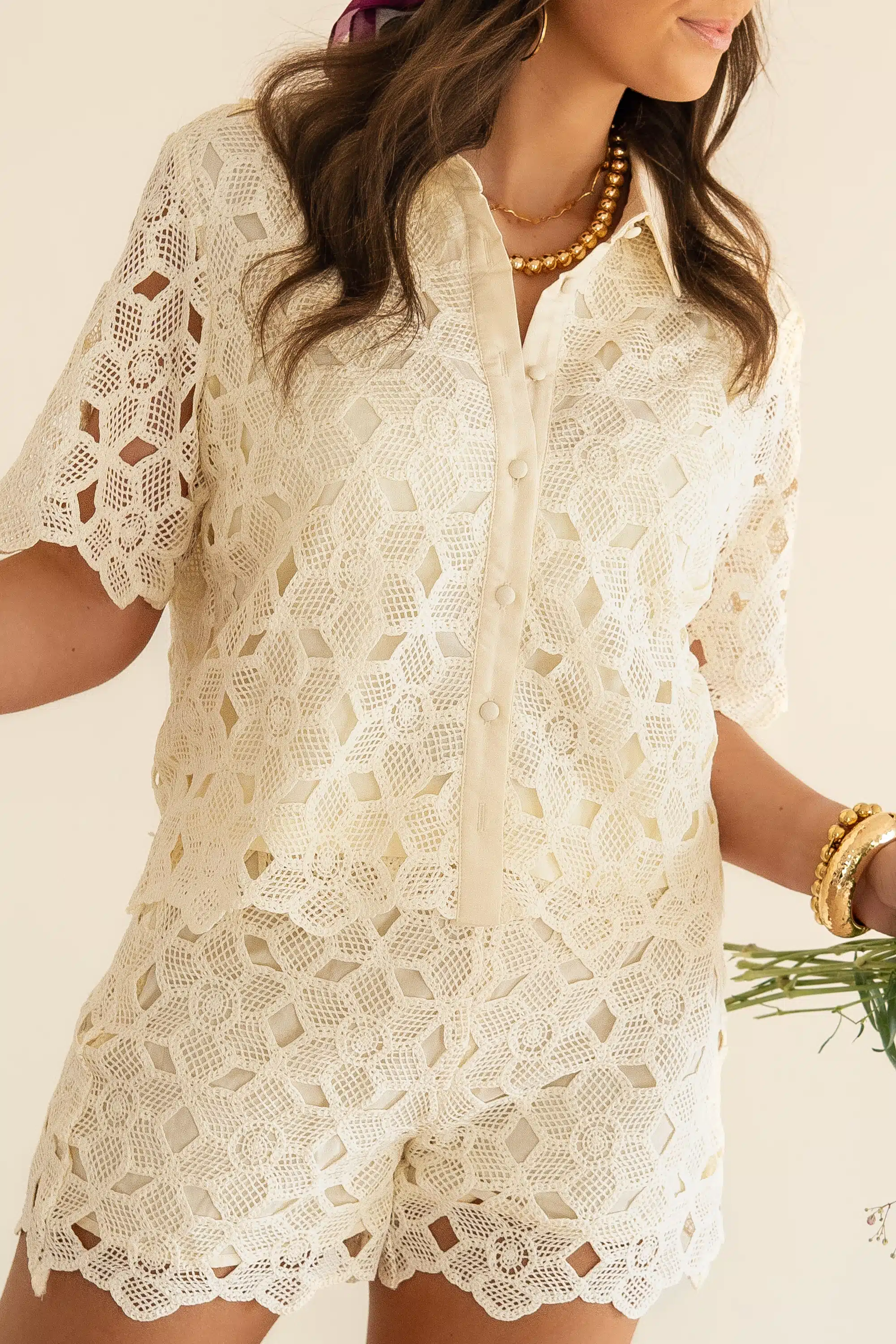 Lofty Manner Blouse Denni Offwhite - Afbeelding 4
