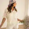 Lofty Manner Blouse Denni Offwhite