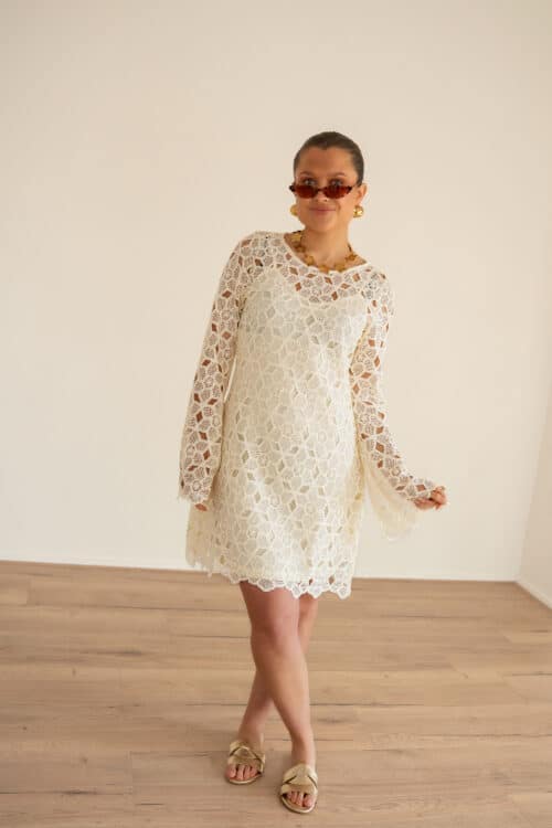 Alternative view of Lofty Manner Dress Moni Offwhite
