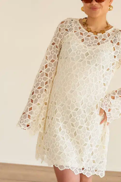 Lofty Manner Dress Moni Offwhite