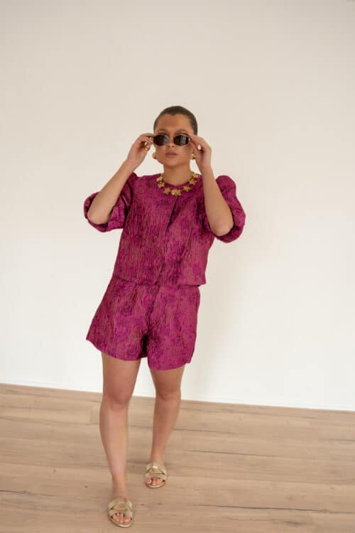 Alternative view of Lofty Manner Jacket Gianna Purple