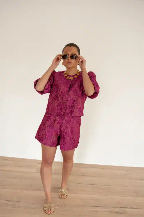 Alternative view of Lofty Manner Jacket Gianna Purple
