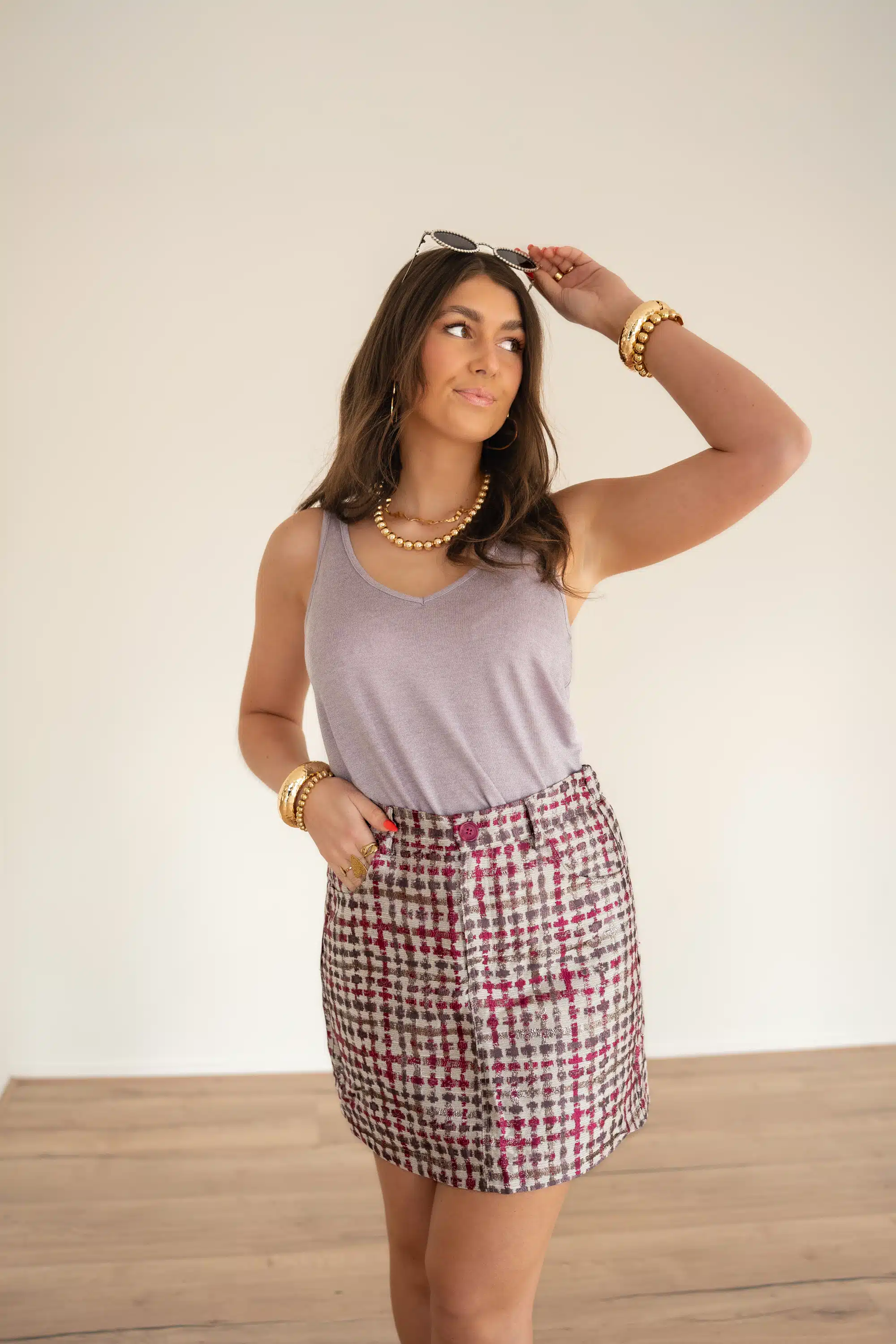 Lofty Manner Top Nicki Lila - Afbeelding 6
