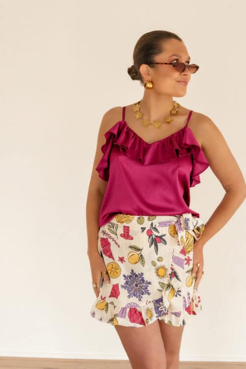 Alternative view of Lofty Manner Top Jasmine Purple