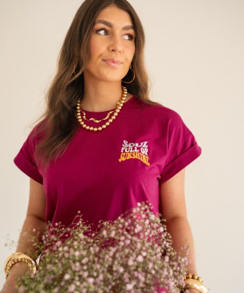 Lofty Manner T-Shirt Nicole Purple