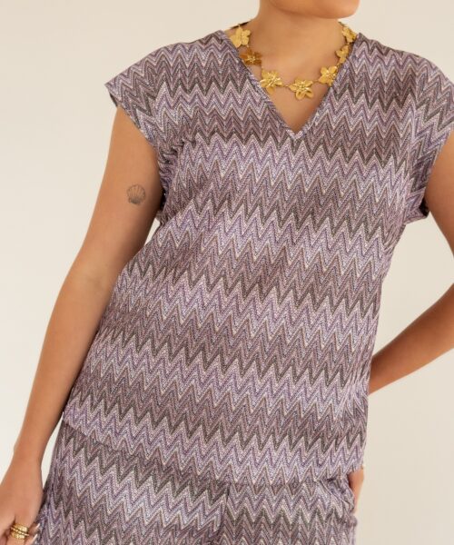 Alternative view of Lofty Manner Top Tessa Purple
