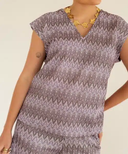 Alternative view of Lofty Manner Top Tessa Purple