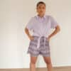 Lofty Manner Short Elena Purple