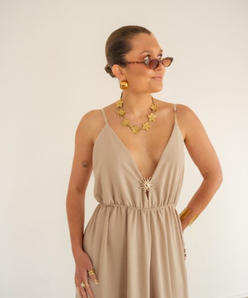 Sun Jumpsuit Beige