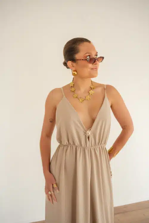 Sun Jumpsuit Beige