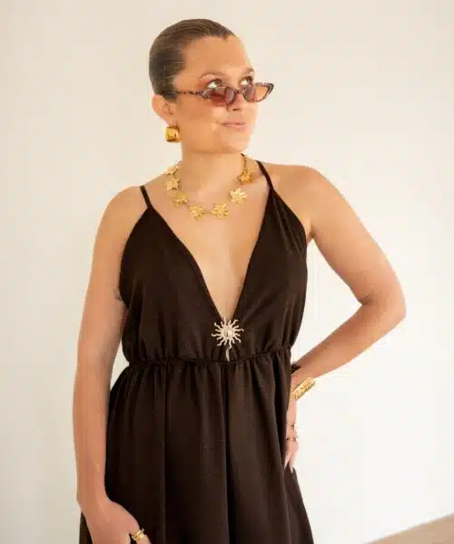 Alternative view of Sun Jumpsuit Brown