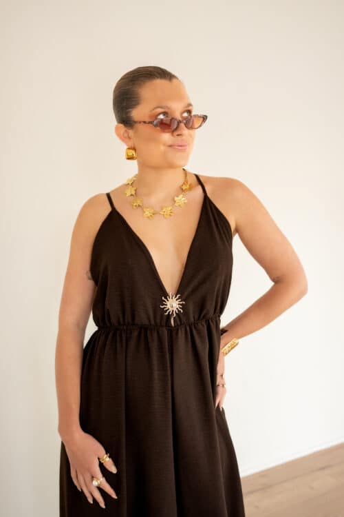 Alternative view of Sun Jumpsuit Brown