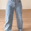 Nowi Balloon Leopard Print Jeans 3361-6