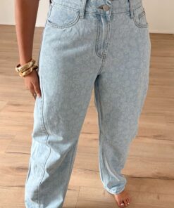 Kelly Barrel Jeans Print 3216-10