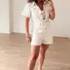 Lara Playsuit Creme 2352-5