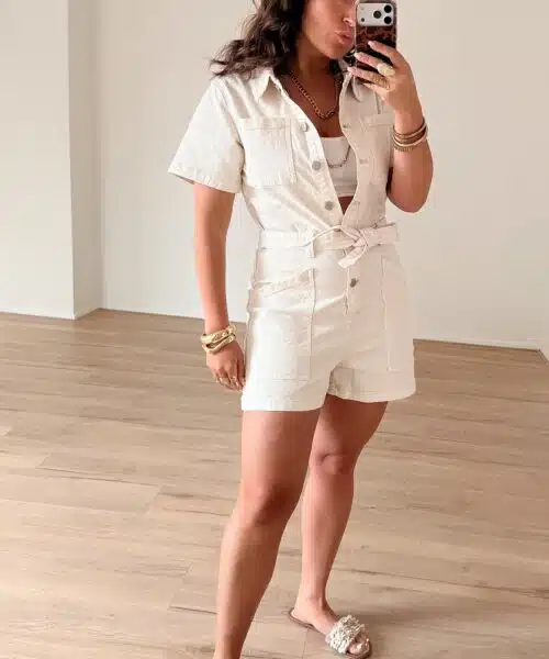 Lara Playsuit Creme 2352-5