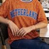 Netherlands Sequin Shirt Orange