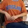 Netherlands Sequin Shirt Orange