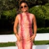 Bibi Dress Tie Dye Purple Blush