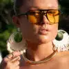 Julina Sunglasses Black Yellow