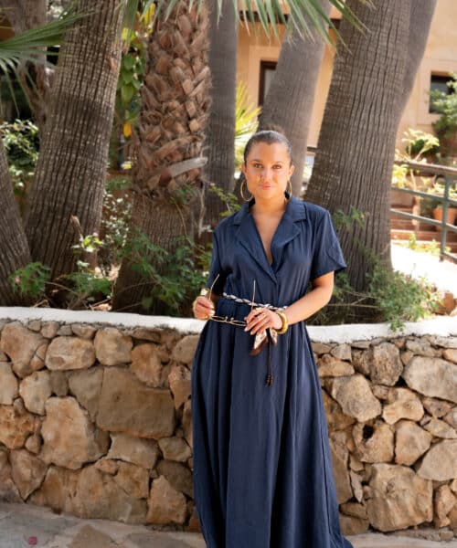 Alternative view of Linda Dress Navy