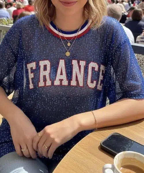 France Sequin Shirt