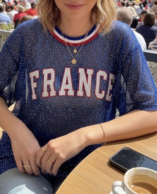 France Sequin Shirt