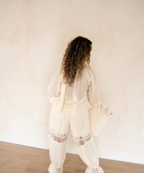 Alternative view of Dia Lace Ballon Pants Beige