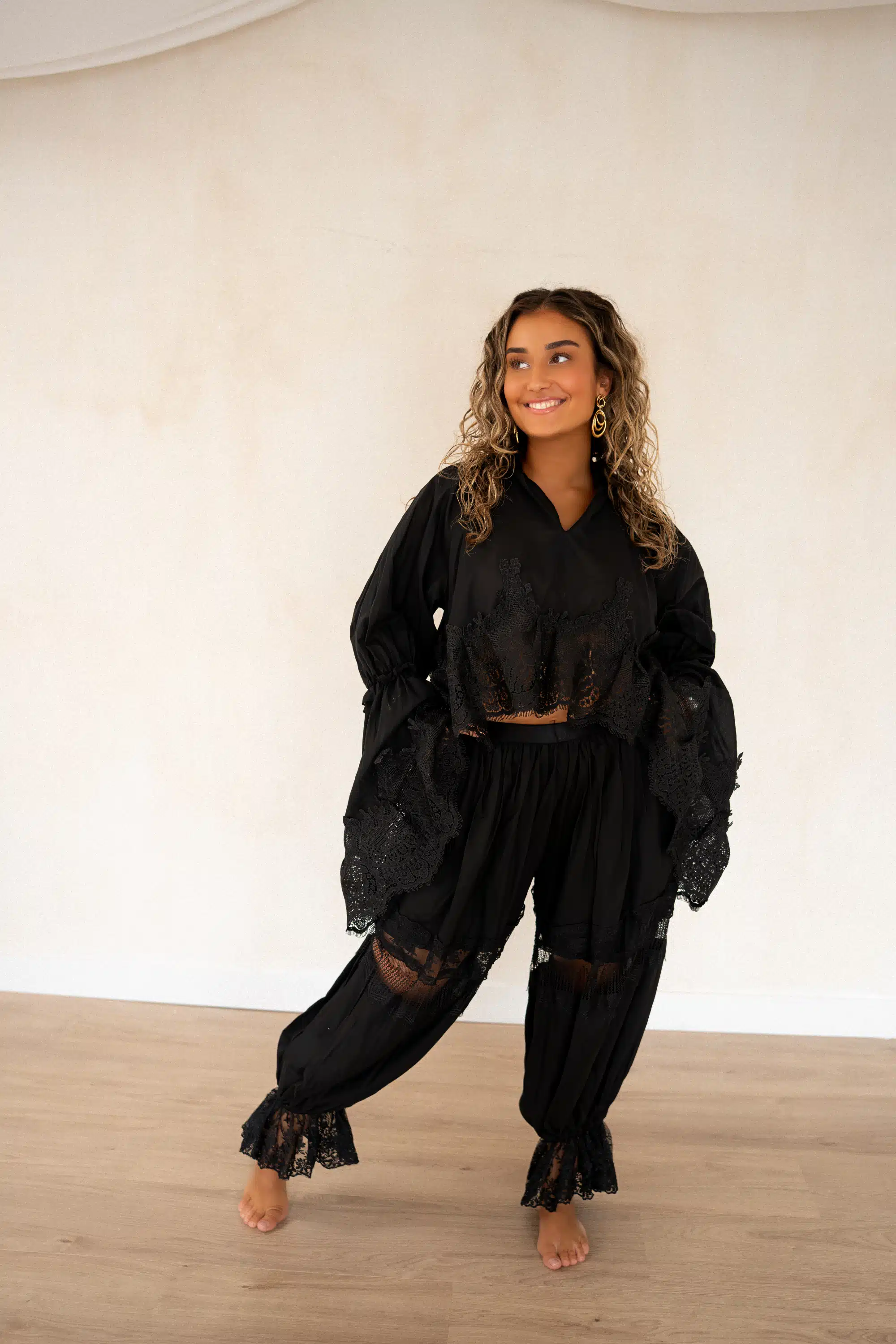 Chabelli Blouse Black | - Afbeelding 3
