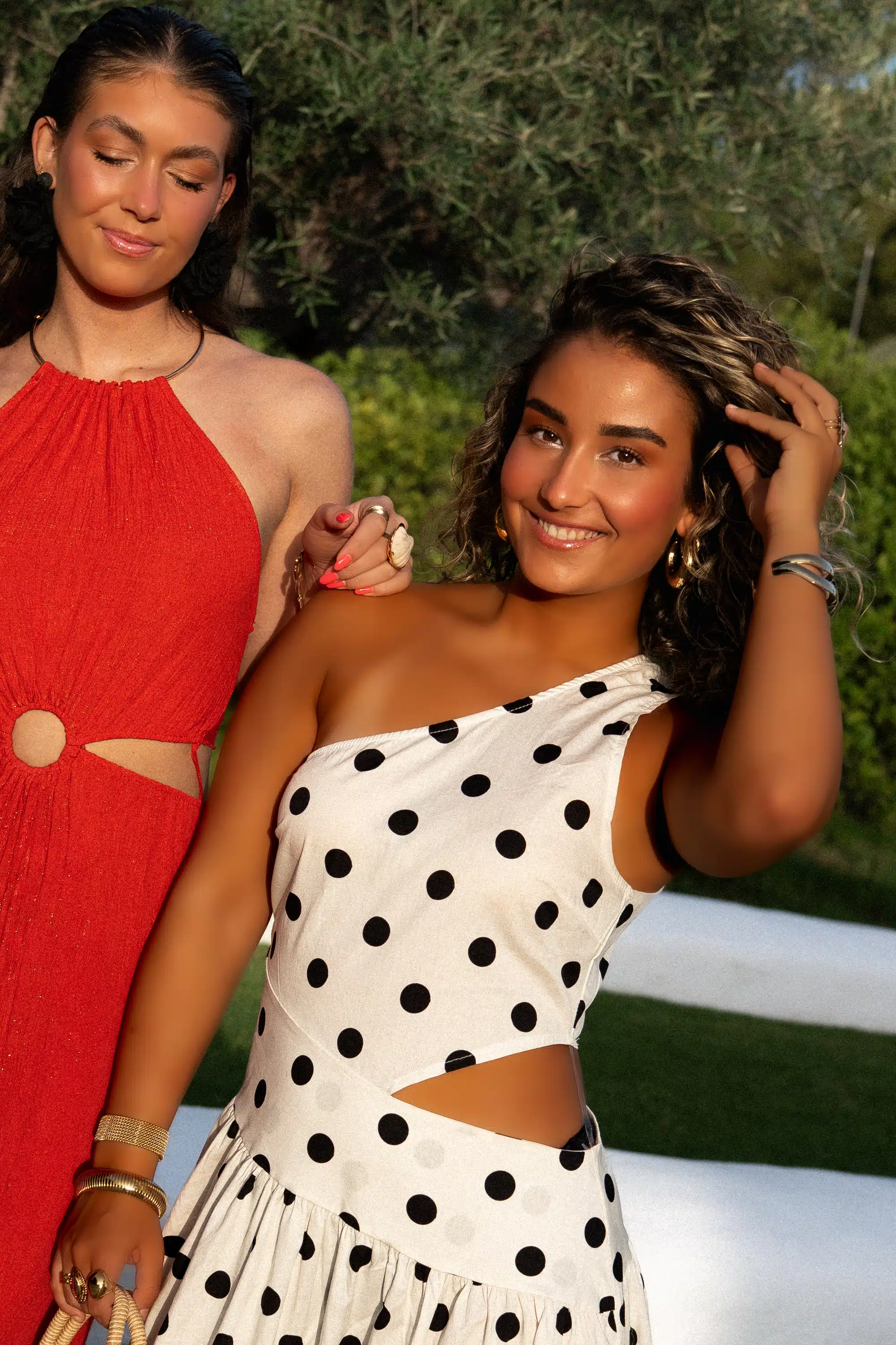 Loryana Dots Dress White - Afbeelding 6