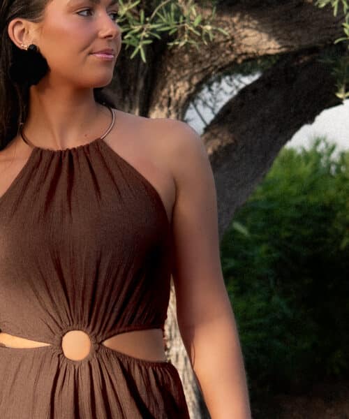 Alternative view of Mariana Dress Brown