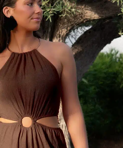 Alternative view of Mariana Dress Brown