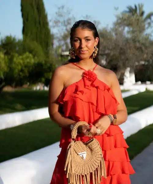 Maria Rose Dress Red ^