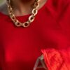 Double Chain Necklace Gold