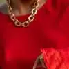 Double Chain Necklace Gold