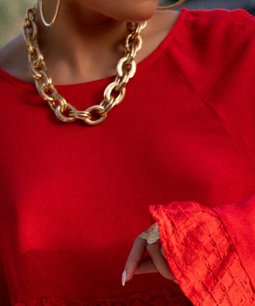 Double Chain Necklace Gold