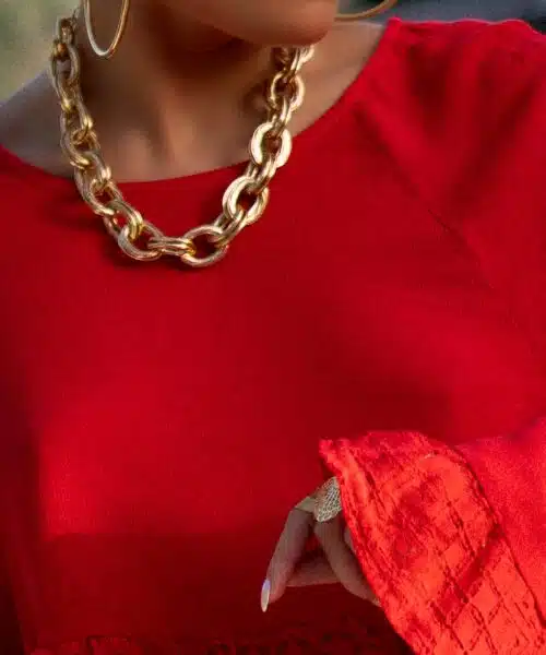 Double Chain Necklace Gold