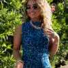 Bibi Dress Leo Blue
