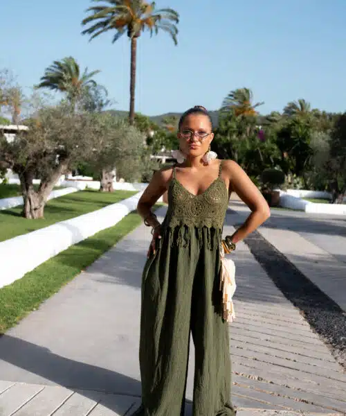 Alternative view of Carmen Jumpsuit Khaki
