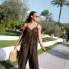 Carmen Jumpsuit Brown
