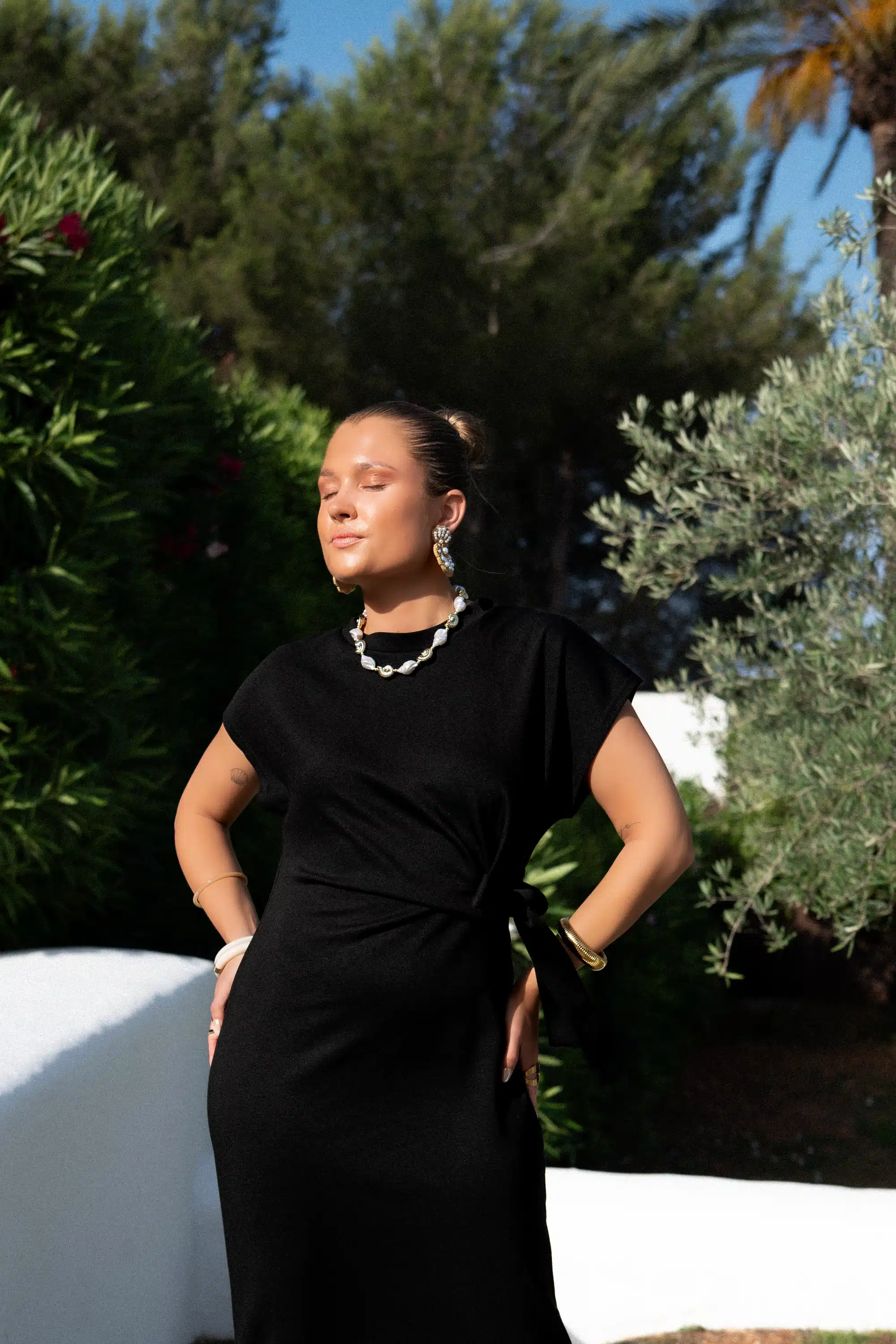Bow Dress Black *
