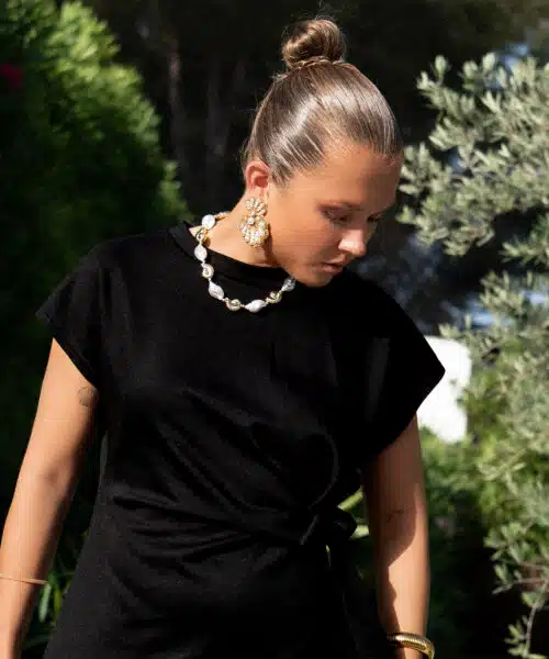Alternative view of Bow Dress Black *